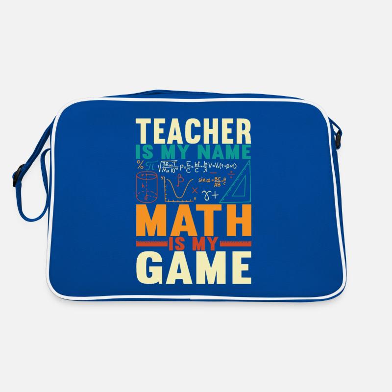 Math Teacher Retro Bag
