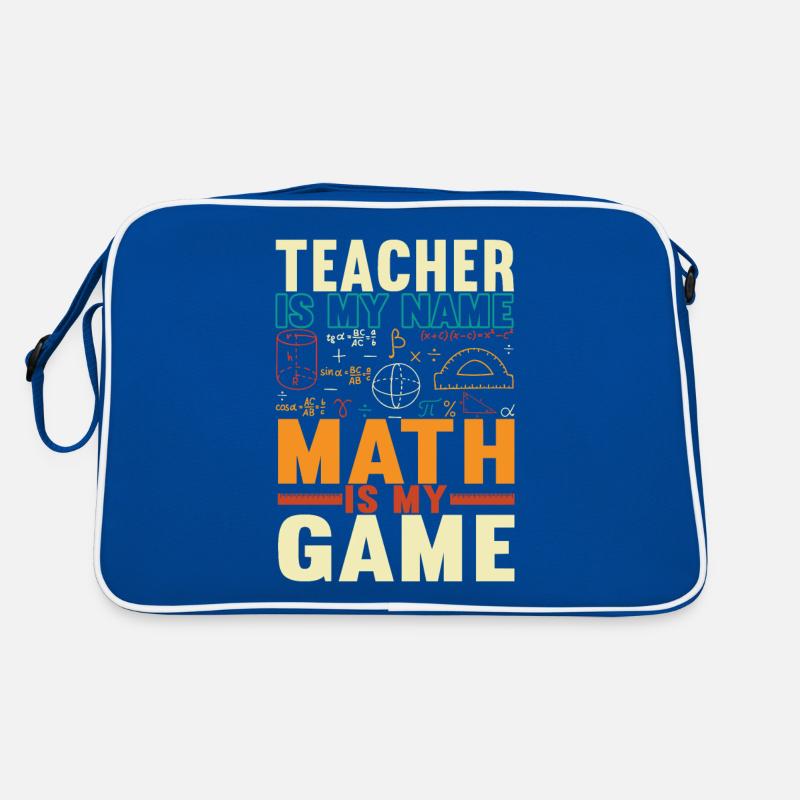 Math Teacher Retro Bag