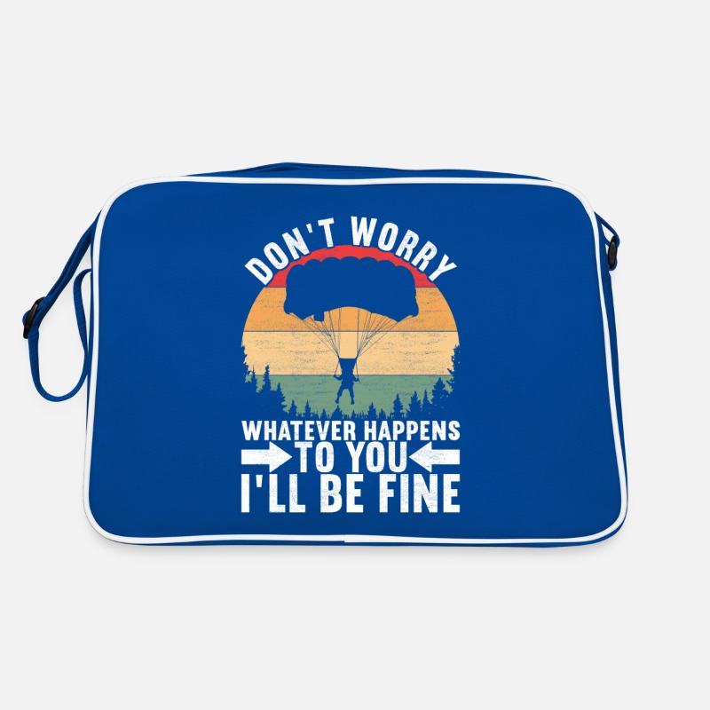 Fallschirm Fallschirmspringer Retro Tasche