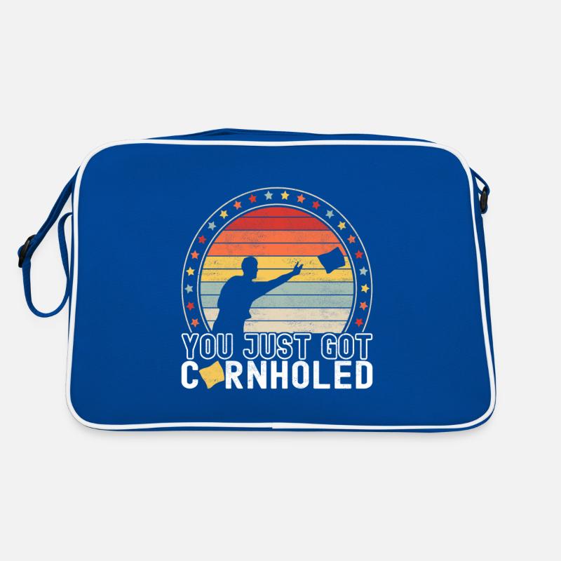 Cornhole Spieler Cornhole Board Retro Tasche