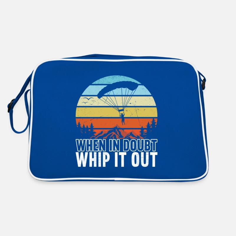 Fallschirm Fallschirmspringer Retro Tasche