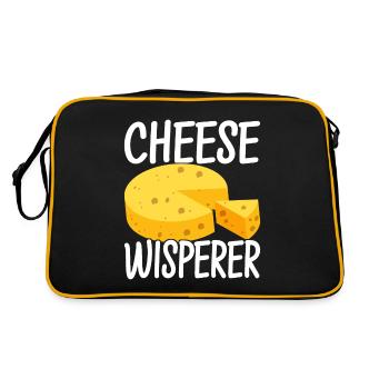 Amateurs de fromage Gouda - Sac Retro - noir/or - Dos