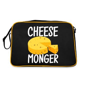 Amateurs de fromage Gouda - Sac Retro - noir/or - Dos