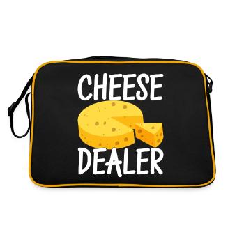 Amateurs de fromage Gouda - Sac Retro - noir/or - Dos
