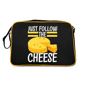 Amateurs de fromage Gouda - Sac Retro - noir/or - Dos