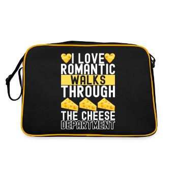 Amateurs de fromage Gouda - Sac Retro - noir/or - Dos