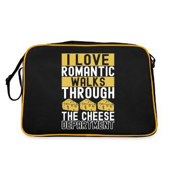 Amateurs de fromage Gouda - Sac Retro - noir/or - Dos