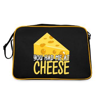 Amateurs de fromage Gouda - Sac Retro - noir/or - Dos
