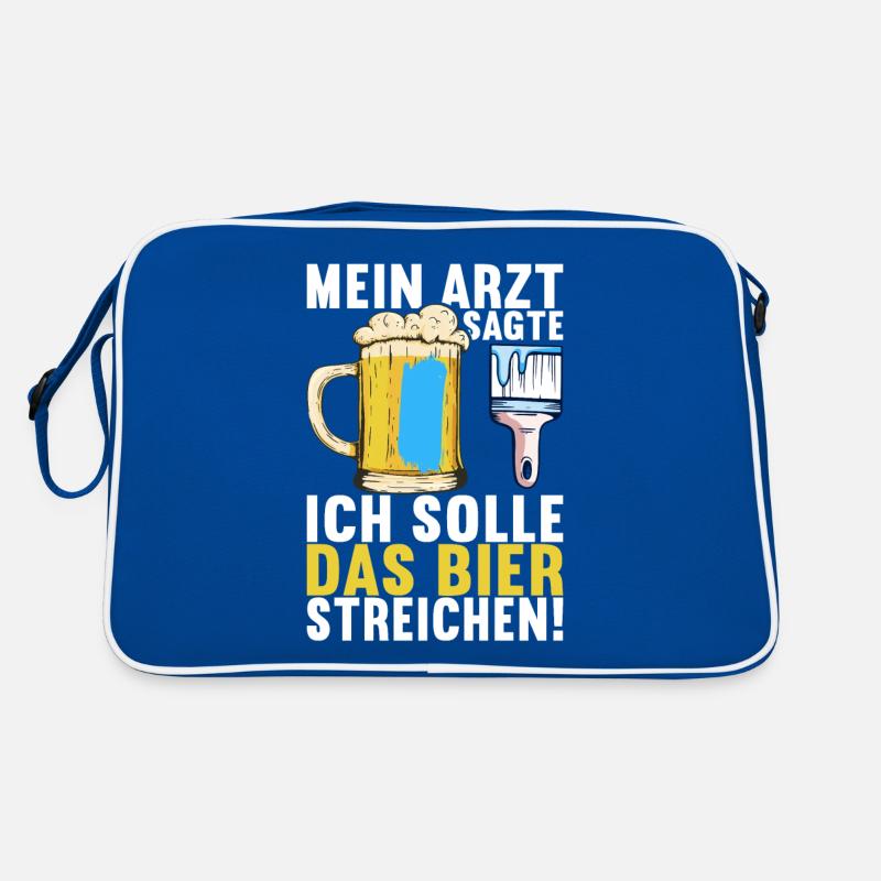 Beer drinkers Beer drinking Retro Bag