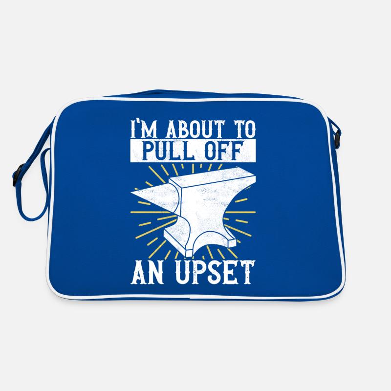 Blacksmith Forging Anvil Retro Bag