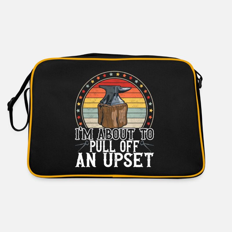 Blacksmith Forging Anvil Retro Bag