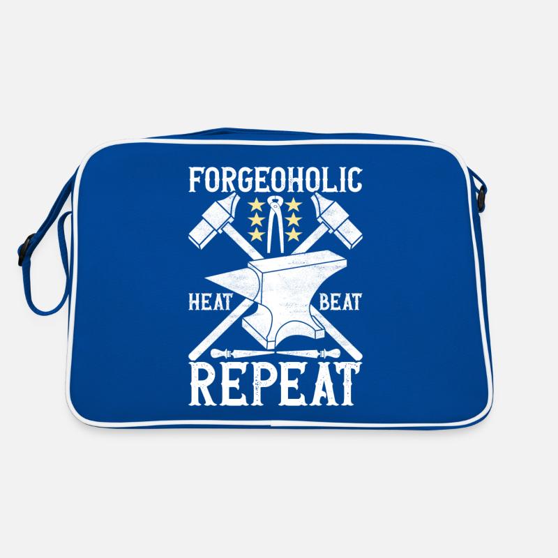 Blacksmith Forging Anvil Retro Bag