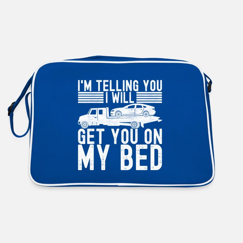 Abschleppwagen Abschleppdienst Retro Tasche