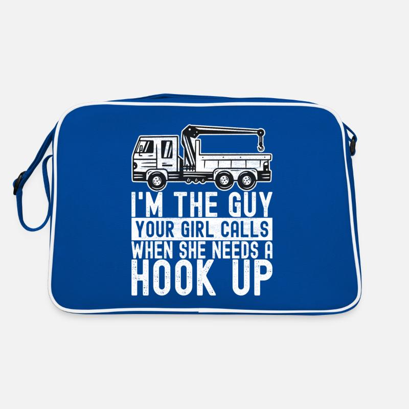 Abschleppwagen Abschleppdienst Retro Tasche