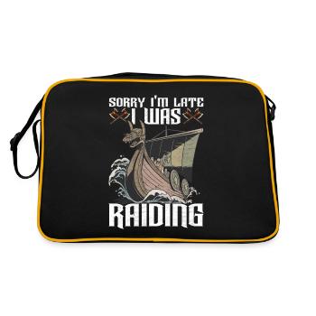 Mythologie nordique des Vikings - Sac Retro - noir/or - Dos
