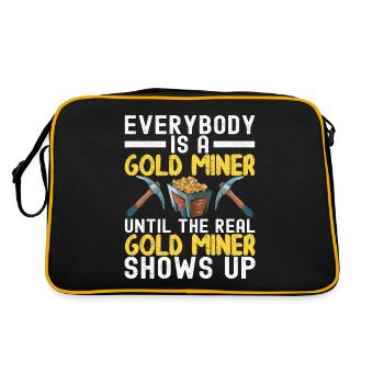 Chercheurs d’or Extraction d’or - Sac Retro - noir/or - Dos