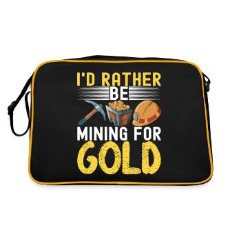 Chercheurs d’or Extraction d’or - Sac Retro - noir/or - Dos