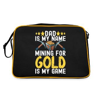 Chercheurs d’or Extraction d’or - Sac Retro - noir/or - Dos