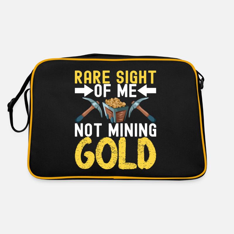 Gold Diggers Gold Mining Retro Bag