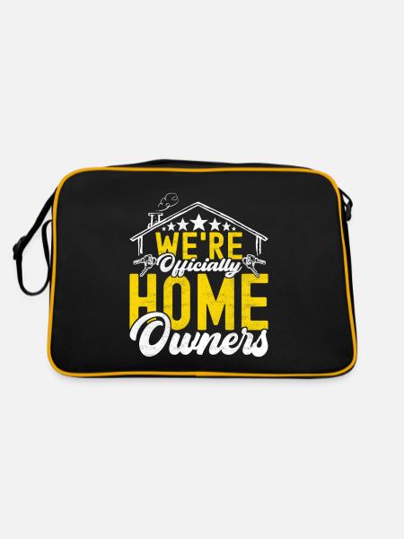 Achat d’une maison pour les propriétaires - Sac Retro - noir/or - Dos
