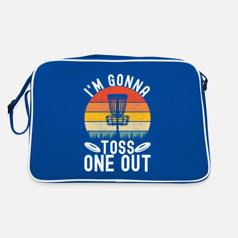 Disc Golf Discgolfspieler Retro Tasche