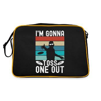 Disc Golf Disc Golfer - Retro Bag - black/gold - Back