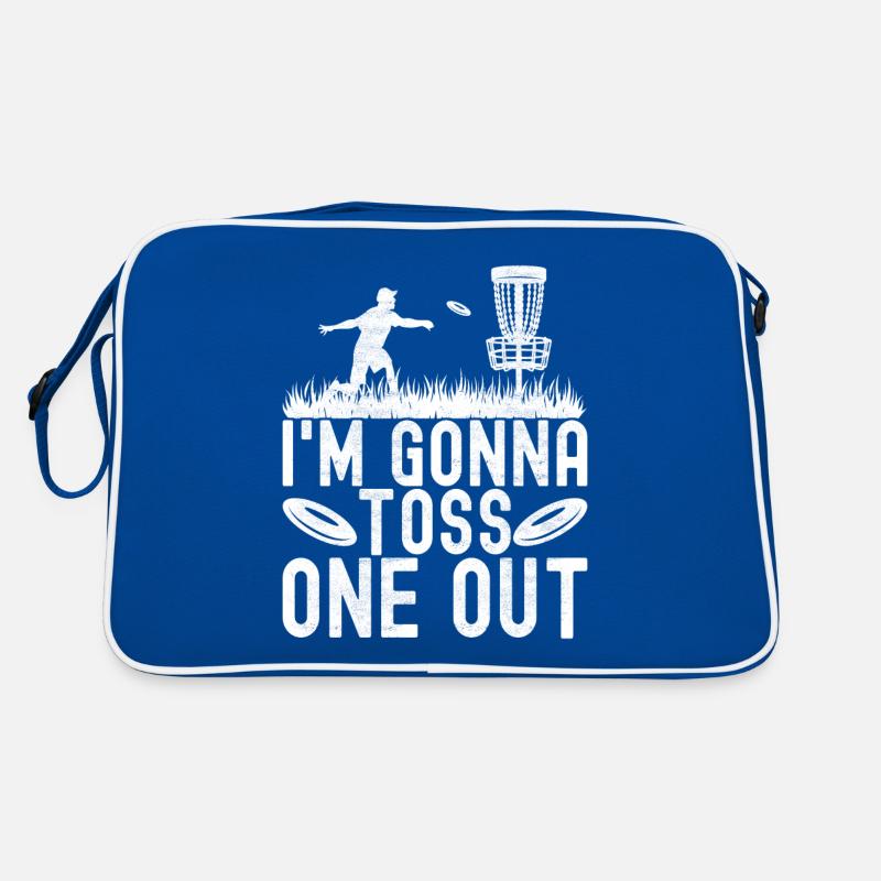 Disc Golf Disc Golfer Retro Bag