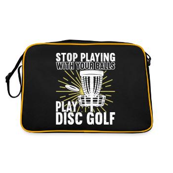 Disc Golf Disc Golfer - Retro Bag - black/gold - Back