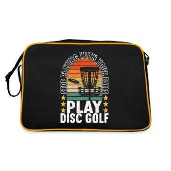 Disc Golf Disc Golfer - Retro Bag - black/gold - Back