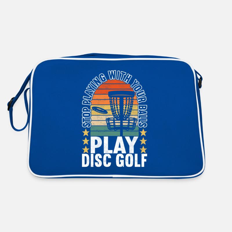 Disc Golf Discgolfspieler Retro Tasche