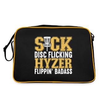 Disc Golf Disc Golfer - Retro Bag - black/gold - Back