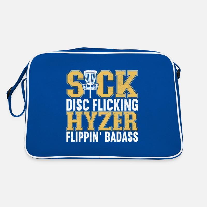 Disc Golf Disc Golfer Retro Bag