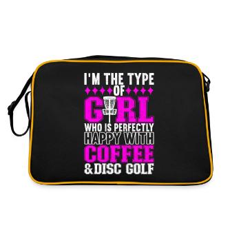 Disc Golf Disc Golfer - Retro Bag - black/gold - Back