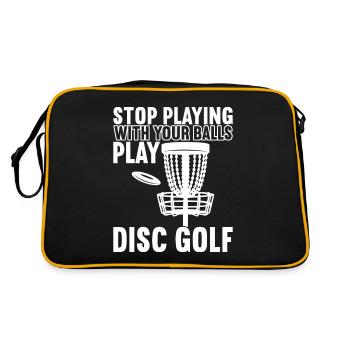 Disc Golf Disc Golfer - Retro Bag - black/gold - Back