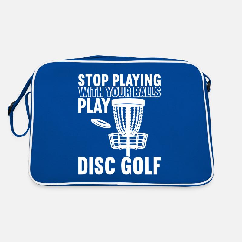 Disc Golf Discgolfspieler Retro Tasche