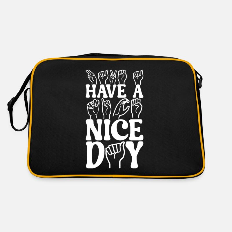 Deaf Deaf Mute Deaf Retro Bag