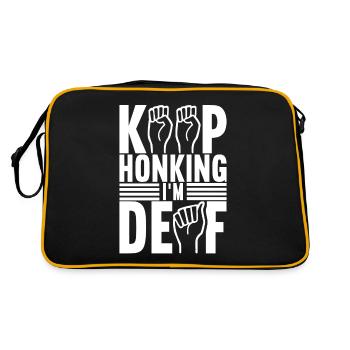 Sourds sourds muets sourds - Sac Retro - noir/or - Dos