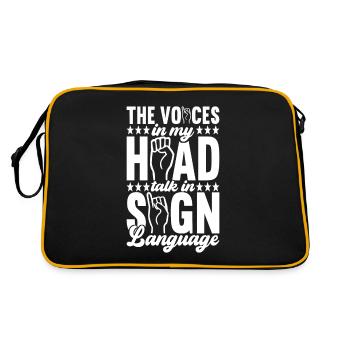 Sourds sourds muets sourds - Sac Retro - noir/or - Dos