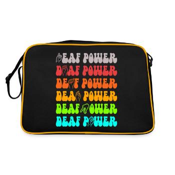 Sourds sourds muets sourds - Sac Retro - noir/or - Dos