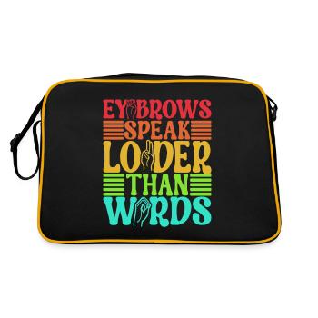 Sourds sourds muets sourds - Sac Retro - noir/or - Dos
