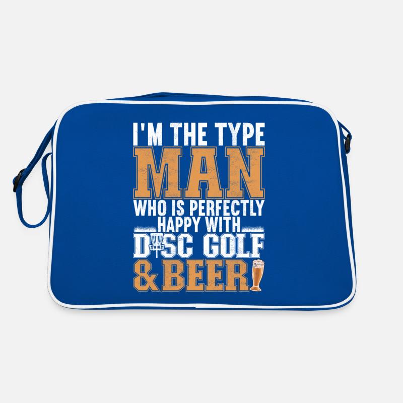 Disc Golf Discgolfspieler Retro Tasche