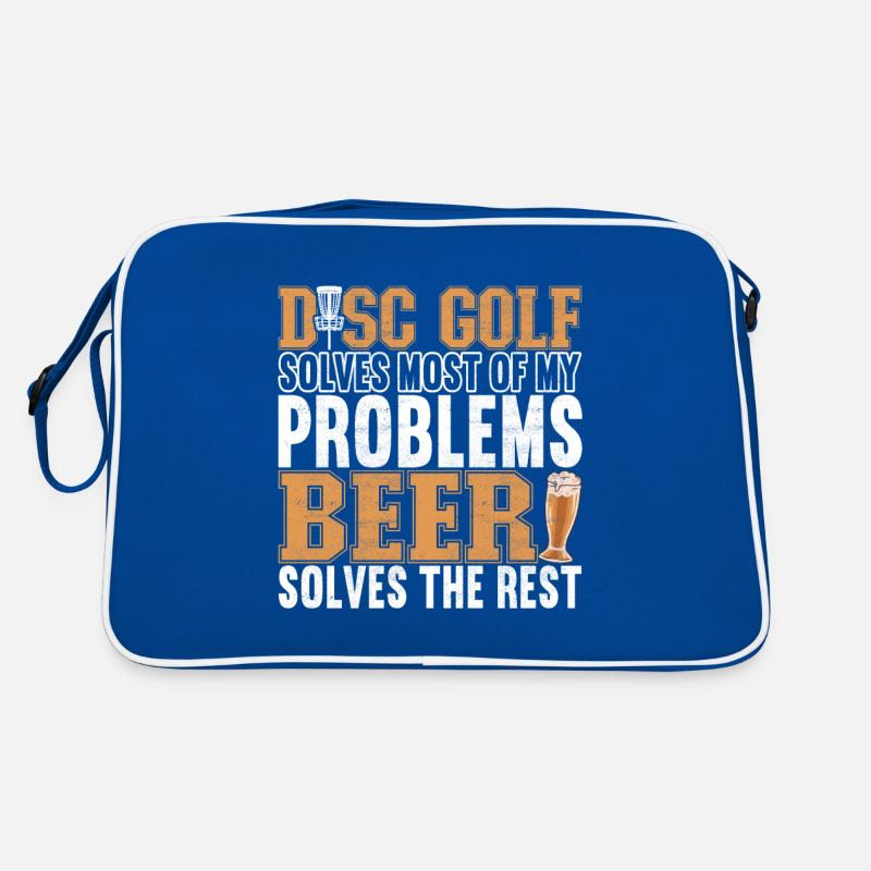 Disc Golf Disc Golfer Retro Bag