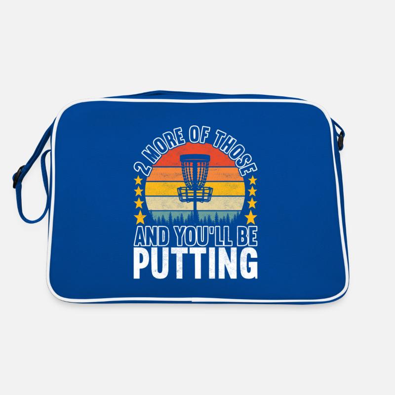 Disc Golf Disc Golfer Retro Bag