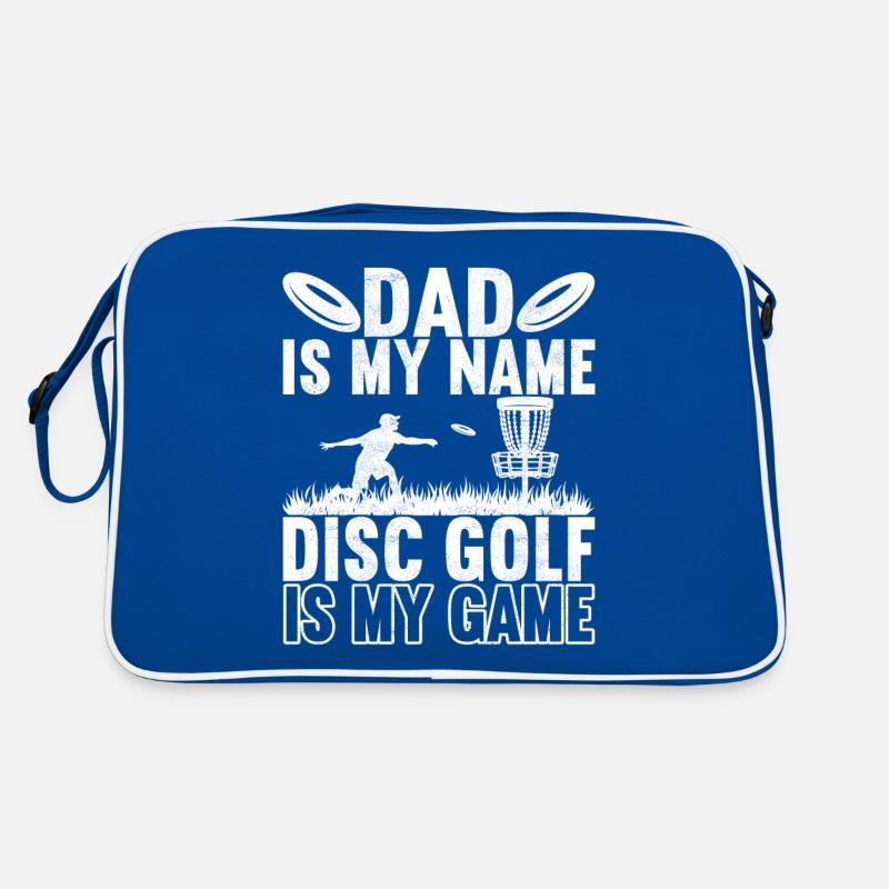 Disc Golf Disc Golfer Retro Bag