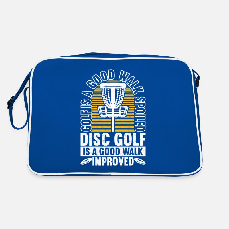 Disc Golf Disc Golfer Retro Bag