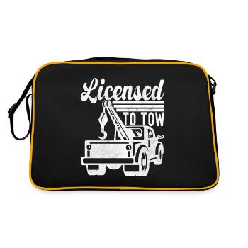 Service de remorquage de dépanneuse - Sac Retro - noir/or - Dos