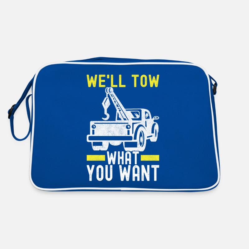 Abschleppwagen Abschleppdienst Retro Tasche