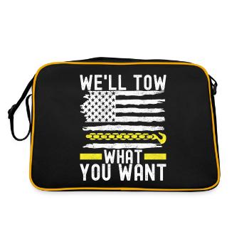 Service de remorquage de dépanneuse - Sac Retro - noir/or - Dos