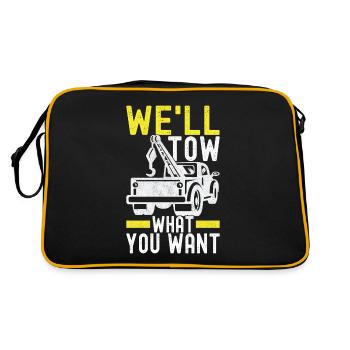 Service de remorquage de dépanneuse - Sac Retro - noir/or - Dos
