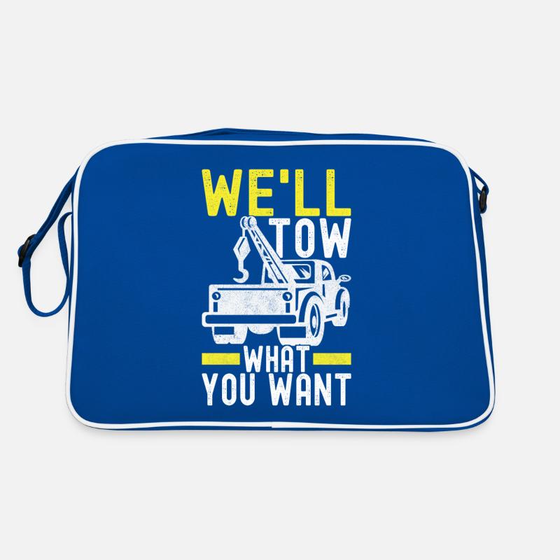 Abschleppwagen Abschleppdienst Retro Tasche